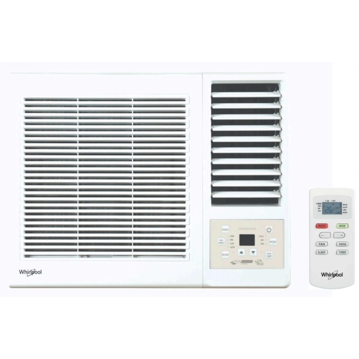 Whirlpool AWV18300R 2匹R32淨冷變頻遙控窗口式冷氣機